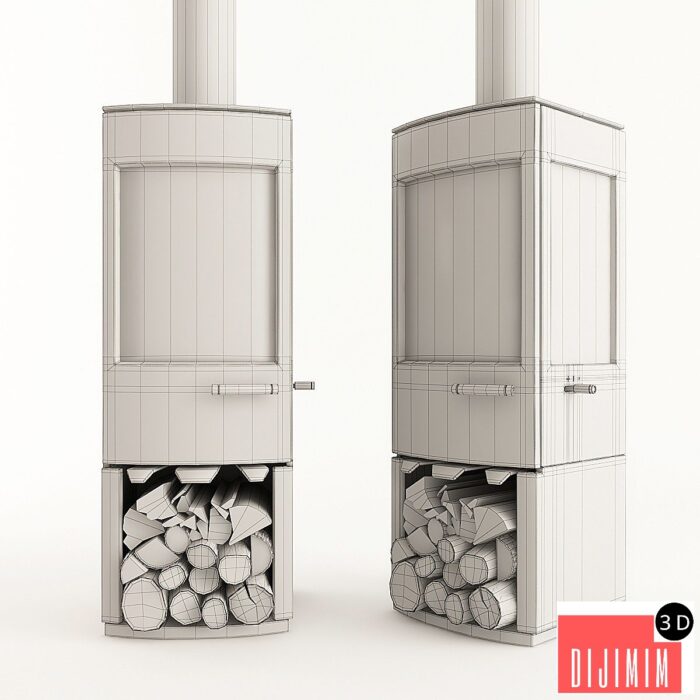 3D ŞÖMİNE MODELİ - Görsel 2