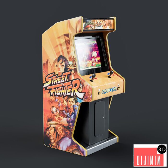 3D Arcade machines StreetFighter and MetalSlug - Görsel 2