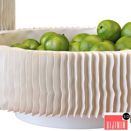 3D Radiator Vases Matte White