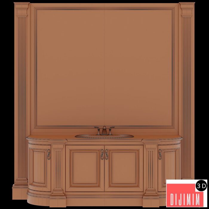 3D Washbasin Clive Christian - Görsel 2