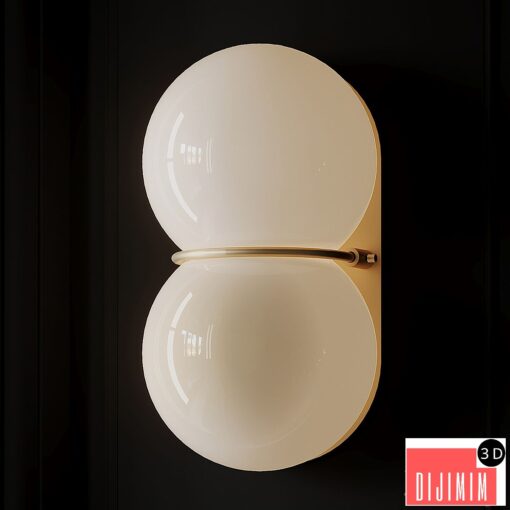 3D Twin 1.0 wall sconce from SKLO - Görsel 2