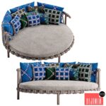 3D Cassina trampoline sofa - Görsel 2