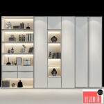 3D BÜFE VE KİTAPLIK MODELİ - Görsel 2