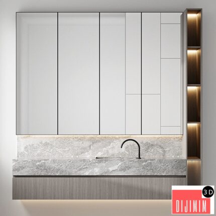 3D BANYO  DOLABI /3D BATHROOM FURNİTURE