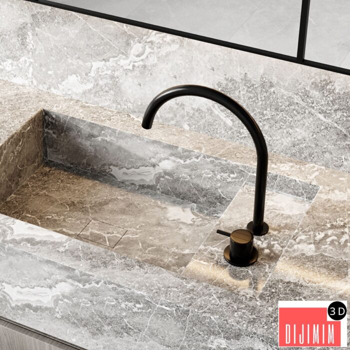 3D BANYO  DOLABI /3D BATHROOM FURNİTURE - Görsel 2