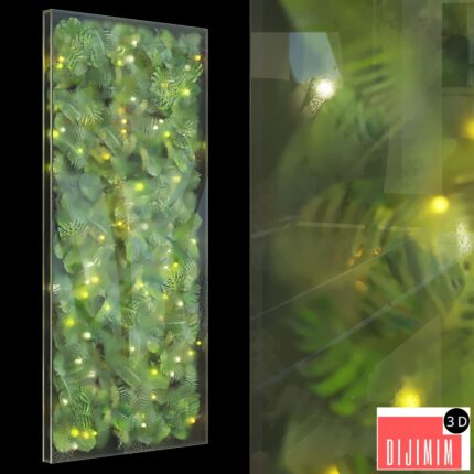 3D Greenbox - wall-mounted phytomodule with lighting Vargov Design