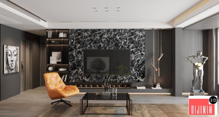 3D Living Room 2022 - Görsel 1
