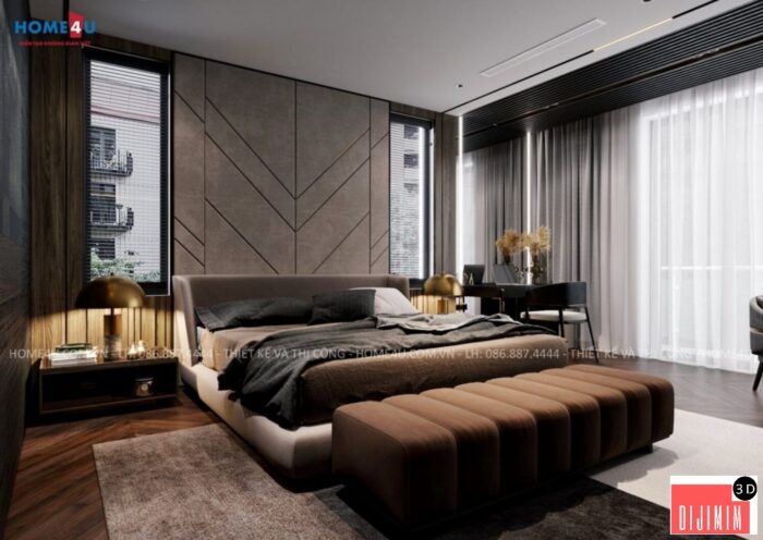 42 3D Interior  Model BEDROOM CORONA - Görsel 1