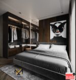 Master bedroom 3D scene - Görsel 3