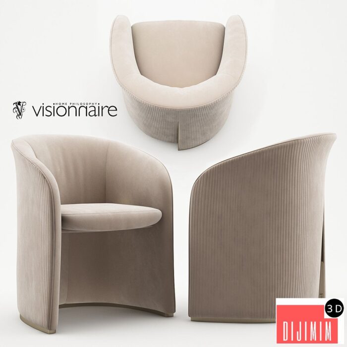 Carmen armchair - Visionnaire Home Philosophy - Görsel 1