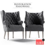 Restoration Hardware Wing Chair