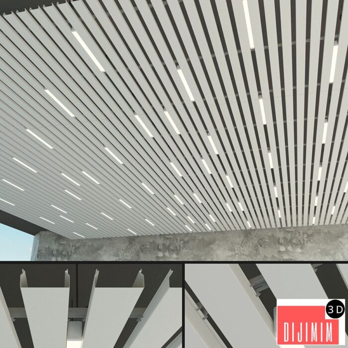 Suspended ceiling rack. 8 - Görsel 1