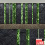 stone & moss wall
