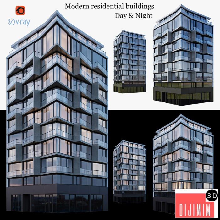 Modern residential building 2 - Görsel 1