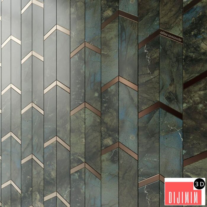 Tiles Atlas Concorde, Mosaico Chevron - Görsel 1