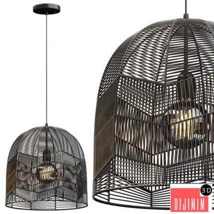 3D RATTAN PENDANT