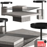 Lyon Beton Singleton & Twist Coffee Tables