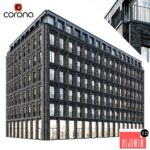 Modern residential building 07 | night + interiors