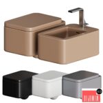 FLAMINIA NILE WALL MOUNTED WC