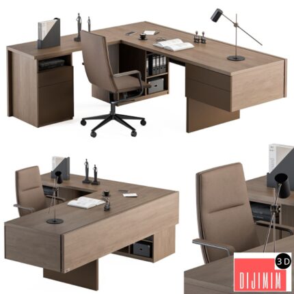 Boss Desk Wood and MDF - Office Furniture 243