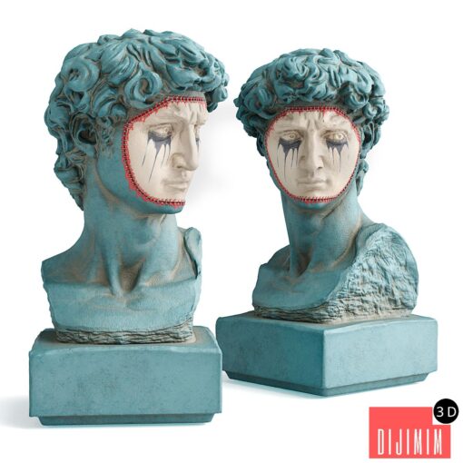 David Michelangelo masked bust