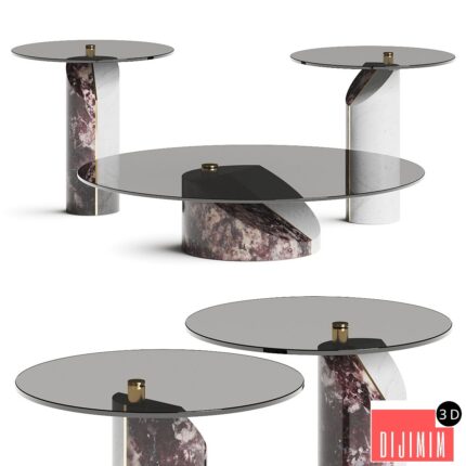 Baxter Ziggy Coffee & Side Tables