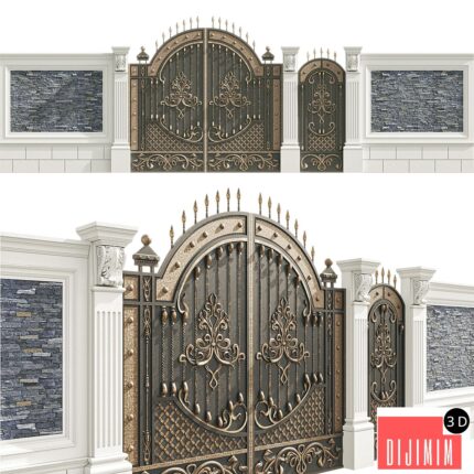 Fence with gate