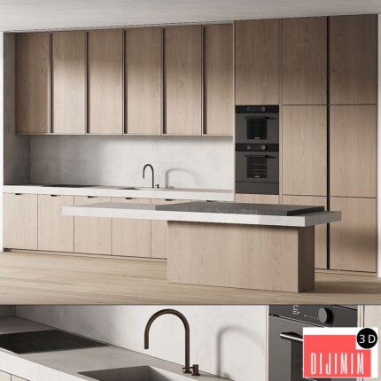 242 modern kitchen 15 minimal modern kitchen with island 06