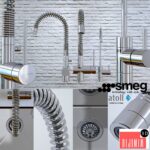 Kitchen sink and faucet Smeg