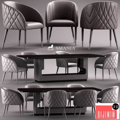 Table and chairs smania Amal