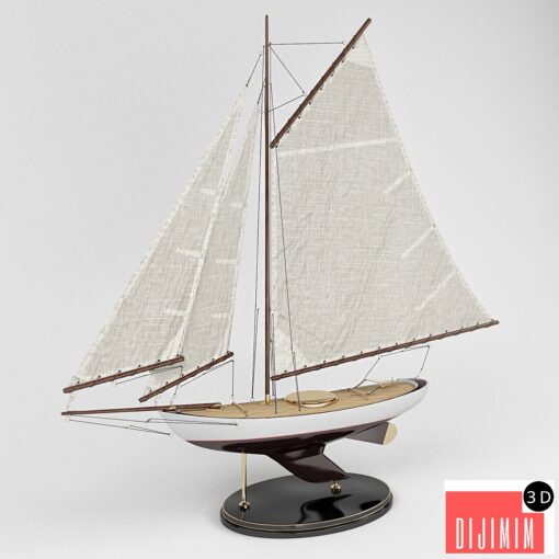 Model of the yacht