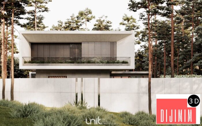 12413. 3D Villa Exterior Model Download By Tam An - Görsel 4