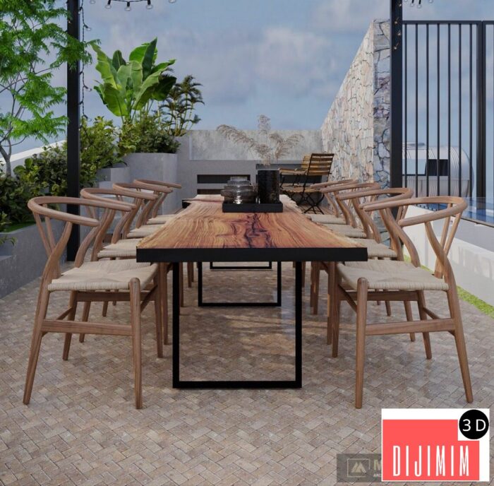 12660. 3D House Scene Model For Free Download by Le Manh Cuong - Görsel 3