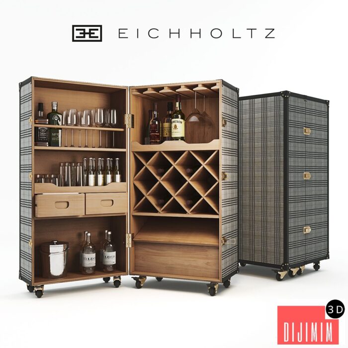 Wine Cabinet Martini Bianco - Görsel 1
