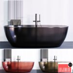 Antoniolupi bath Reflex Bit heated towel rail