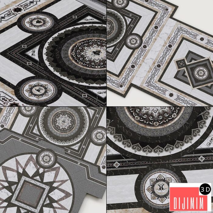 Dark Stone Floor - Görsel 1