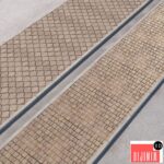 2 sidewalk options with road set_13