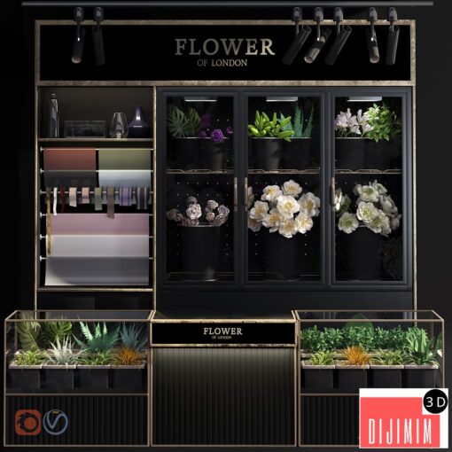 Flower Shop-refrigerated display