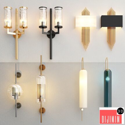 Wall lamp collection