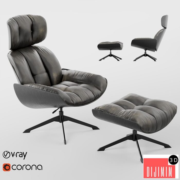Armchair roche bobois QUIET LIFE ARMCHAIR - Görsel 1