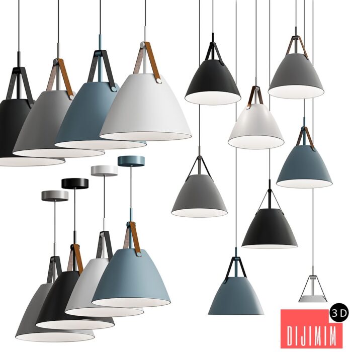 Minimalist Nordic Hanging Light - Görsel 1