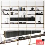 Rack Bontempi Charlotte Ceiling Fixing