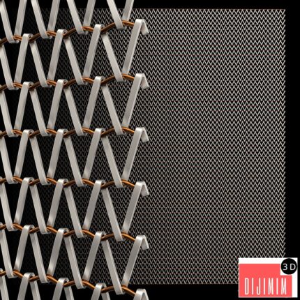 Architectural metal mesh 16x22mm