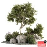 Garden set Tree and Bush - Garden Set 18