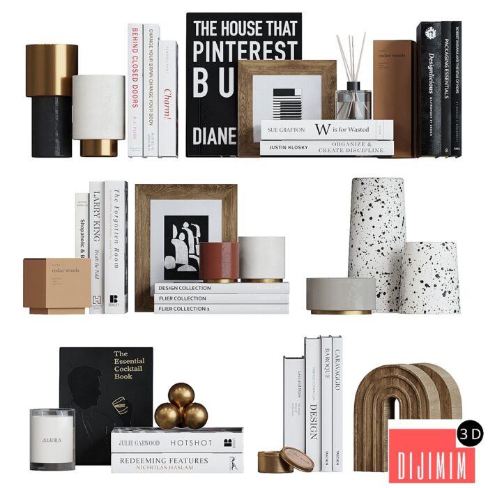 Decor shelf set 15 - Görsel 1