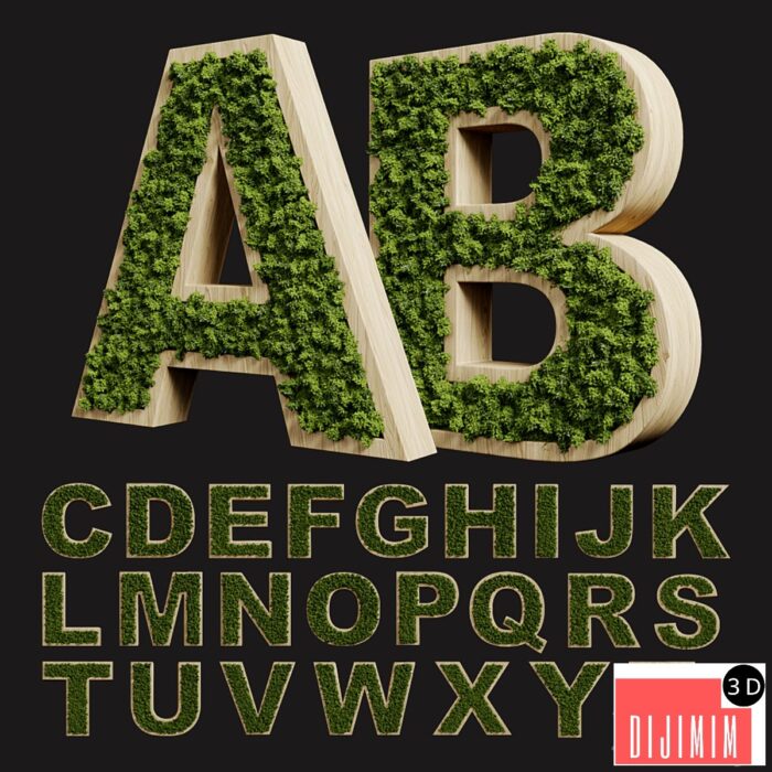Moss alphabet - Görsel 1