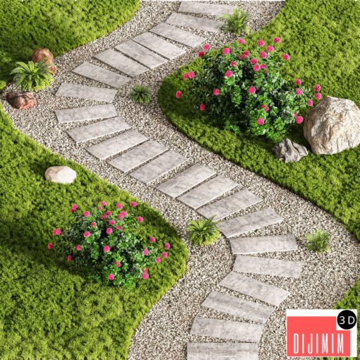 Stepping Stone Designs Decorative Floor Grass 02