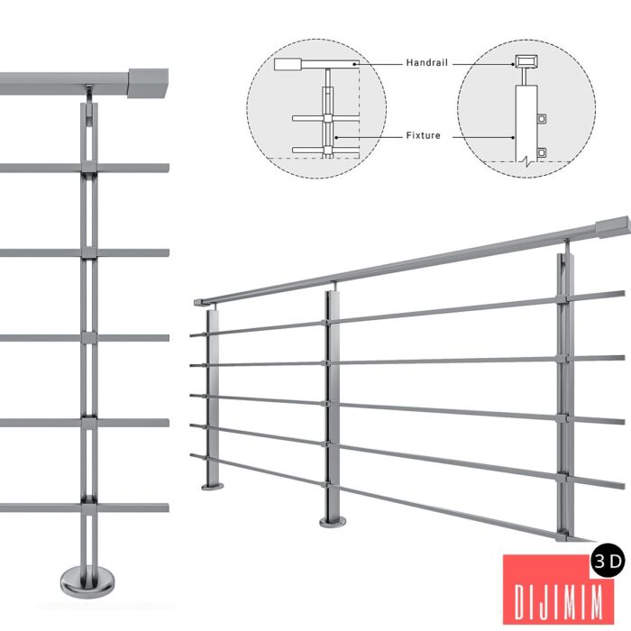 Metal Railing - Görsel 1