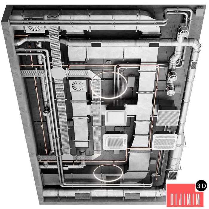 Industrial ceiling 7 - Görsel 1