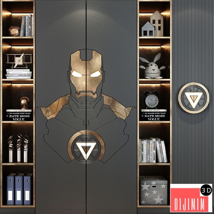 Furniture for children 0561- Iron Man - Görsel 1